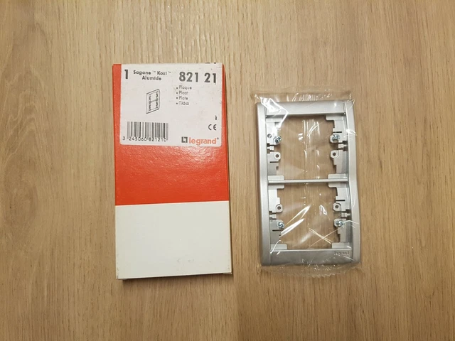 Interrupteur/poussoir Doigt Double Legrand SAGANE ALUMIDE 87505 – Neuf – Sans Emballage