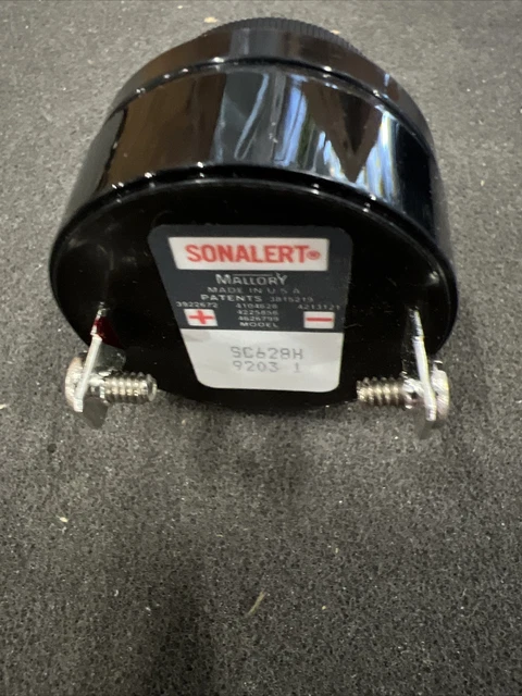 Sonalert Mallory 6-28 VDC 3-14 MA - SC628H, NEW