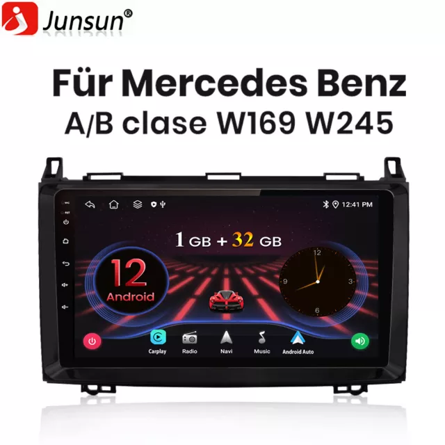 Autoradio Für Mercedes-Benz A/B Klasse/Vito W169 W639 W245 GPS Navi Android 12.0