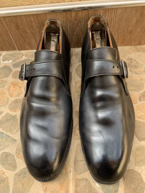 CHURCH'S BECKET MEN'S Black Leather Monk Strap Shoes Sz US 11 / UK 10G ...