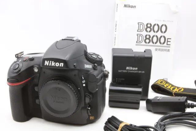 [excellent] Nikon D800 36.3 MP CMOS FX-Format  / shutter count-28469