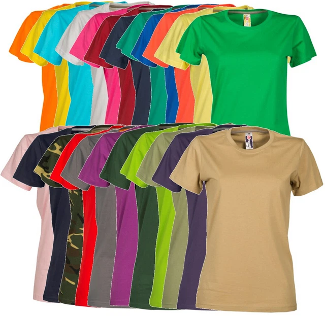 T-Shirt Manica Corta Girocollo Payper Sunset Lady Maglia Cotone Donna