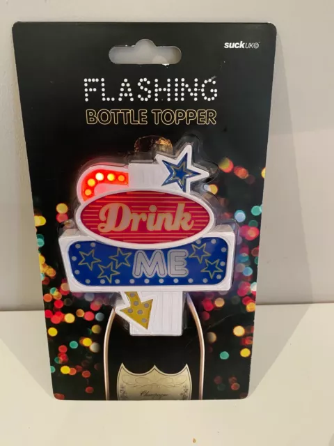 Flashing Bottle Topper suckuk Bring Festive Cheer to the Christmas Table inc P&P 2