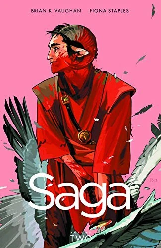Saga Volume 2 TP by Brian K Vaughan Book The Fast Free Shipping