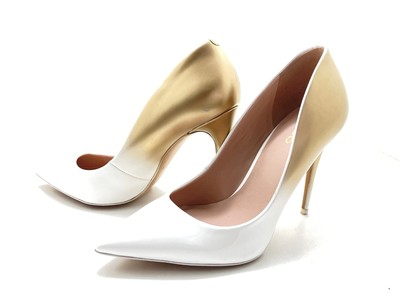 38 Aldo Décolleté Da Donna Scarpa Mezza scarpa paragrafo più colorate mis UK 5 