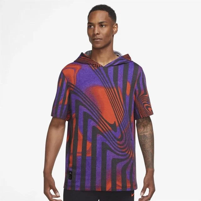 NWT Nike Air Yoga x Robbie Simon Dri-Fit Short Sleeve Hoodie Size XL DM5897-817