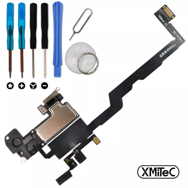 Hörmuschel Lichtsensor Proximity Mikrofon Flex + Werkzeug für Apple iPhone XS