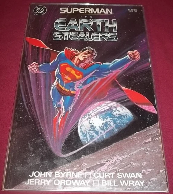 Superman The Earth Stealers DC Comics  1988 John Byrne Jerry Ordway Cover NM