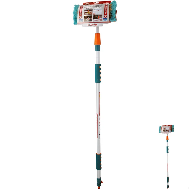 NEW 2M 6FT Telescopic Extendable Car Van Wash Brush Water Fed Windows