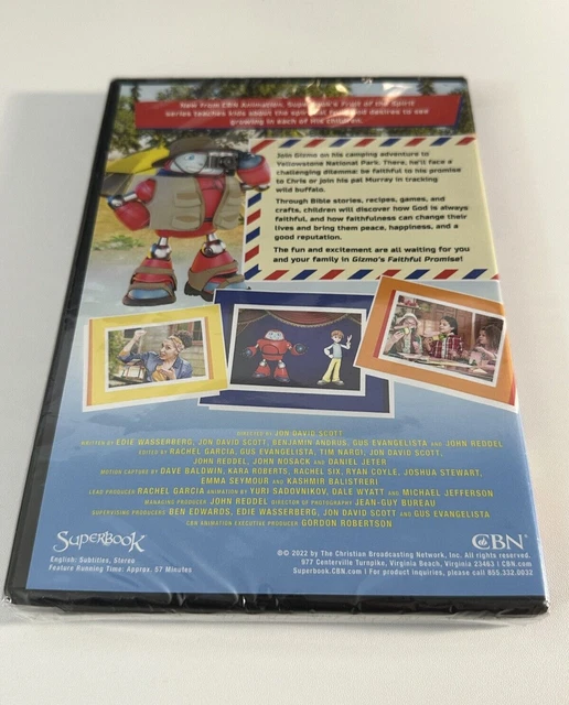 SUPERBOOK FRUIT OF the Spirit Gizmo's Faithful Promise CBN DVD 2022 NEW ...