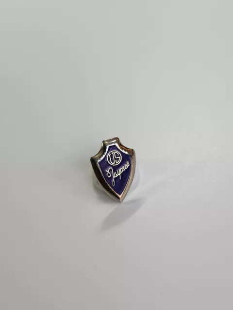 US Jaycees Membership Pin Junior Chamber of Commerce Blue & Silver Colors