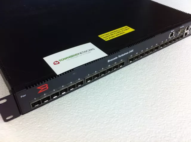 Brocade TI-24X-AC - TurboIron 24X - 1RU 10GbE * RPS11