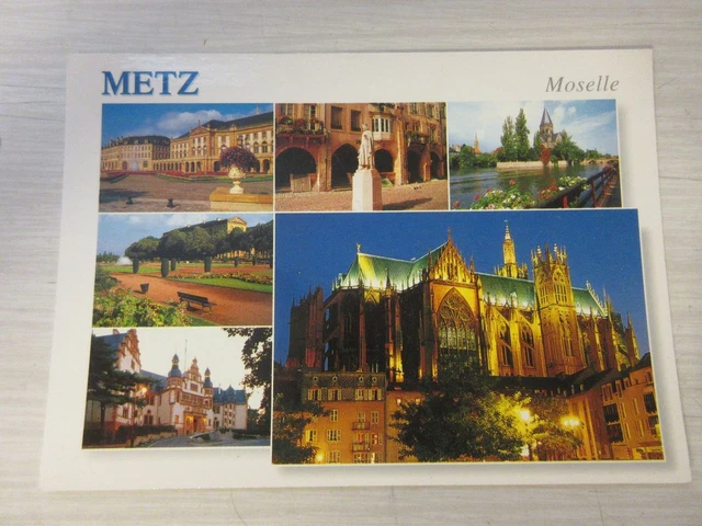 CP POSTCARD MOSELLE METZ The THEATRE The TEMPLE The GOVERNOR'S PALACE