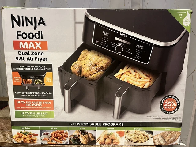 ninja foodi max dual zone af400uk air fryer