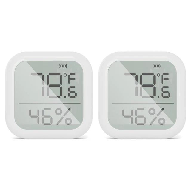 Misuratore di umidità intelligente set di 2 per controllo app gateway ZigBee