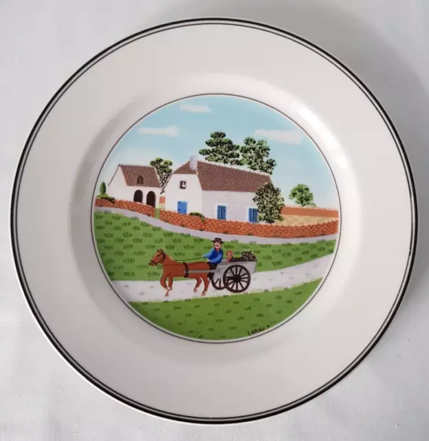 Villeroy & Boch Design Naif 20.5 cm Side Salad Plate - Laplau 1 - Farmer