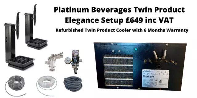 Home Bar 2 Product Beer Set Up + Beer Cooler - 6 Months Warranty - £649 inc VAT