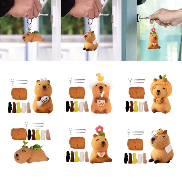 Set Di Cancelleria Kawaii Capybara - 3 Temperamatite A Forma Di Zampa Di Gatto, Materiale Scolastico Simpatico, Regalo Per Bambini