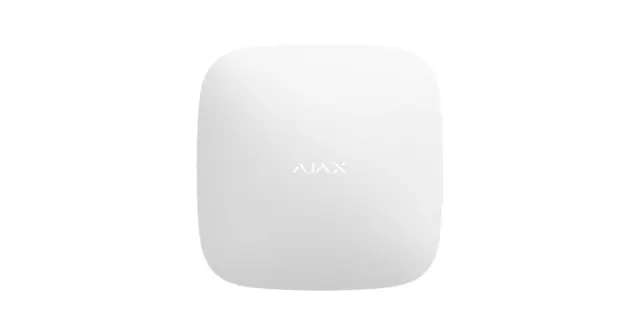 Ajax Centrale Antifurto HUB2 PLUS + 2 SLOT GSM(4G) + LAN + Wi-Fi - Bianco