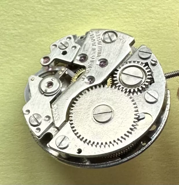 Baumgartner BF 910 Swiss Watch Movement 17 Jewels New Old Stock No Hour Gear