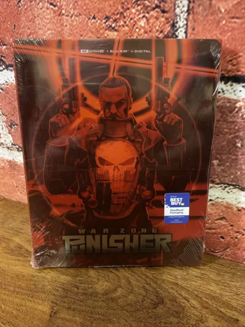 Punisher: War Zone 4K Steelbook (4K UHD+Blu-ray+Digital Copy) Best Buy Exclusive