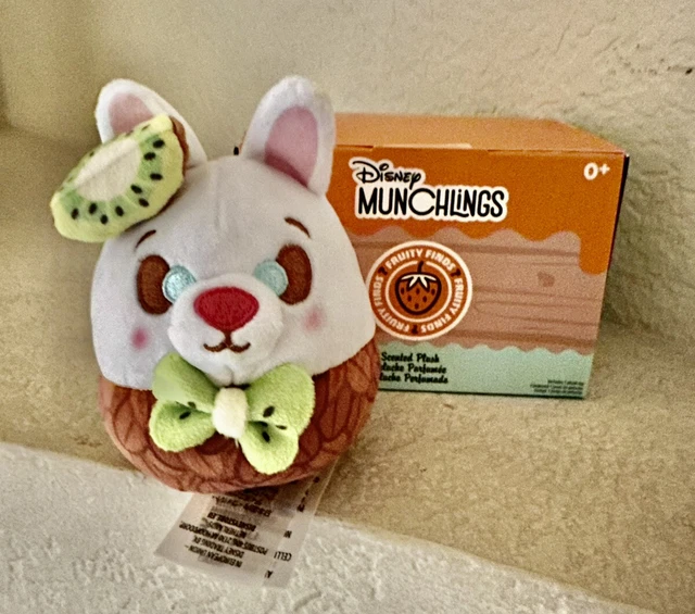 Disney Munchlings Mystery Scented Plush Granola Parfait White Rabbit Fruity Find