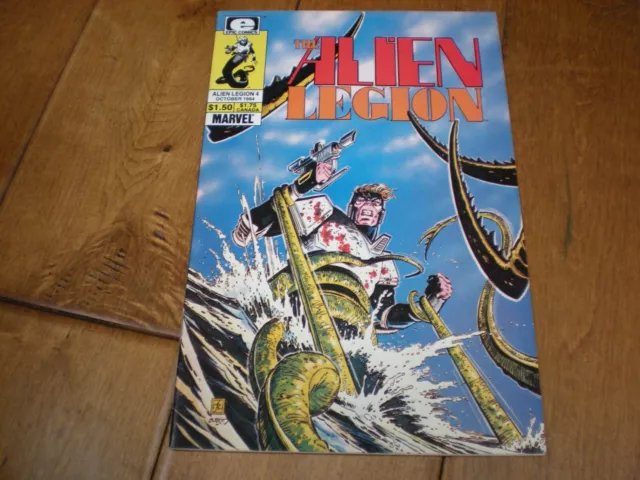 ALIEN LEGION #4 (1984 Series) MARVEL/EPIC COMIC 'Carl Potts' VF/NM