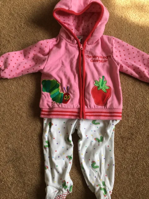 Baby Girls The Very Hungry Caterpillar Outfit Age 6-9 Months