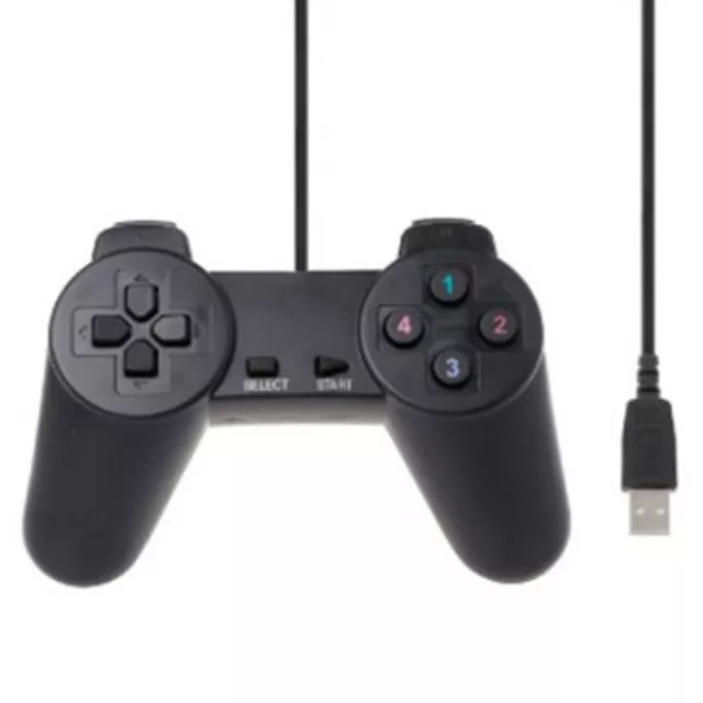 USB 2.0 Gamepad Gaming Joystick Wired Game Controller For Laptop Computer PC 2