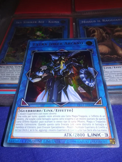 Yu gi oh EXTRA JOKER ARCANO • (Arcana Extra Joker) • Ultra R • CT15-IT006
