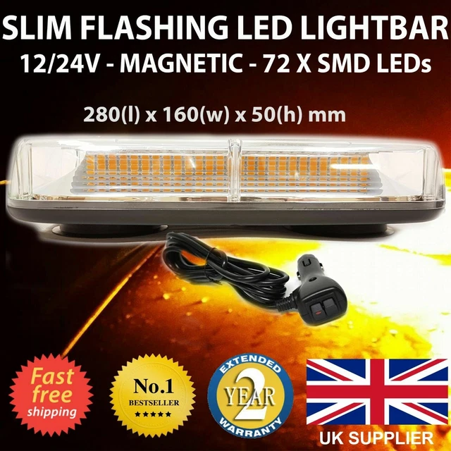 12V/24V Lightbar & Beacon Switch Box – Control Flashing LED Strobes For Recovery Trucks & Work Vehicles
