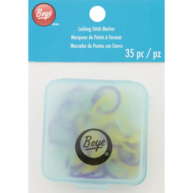 3 Pack Boye Jumbo Stitch Markers-Sizes 0 To 15 35/Pkg 7582
