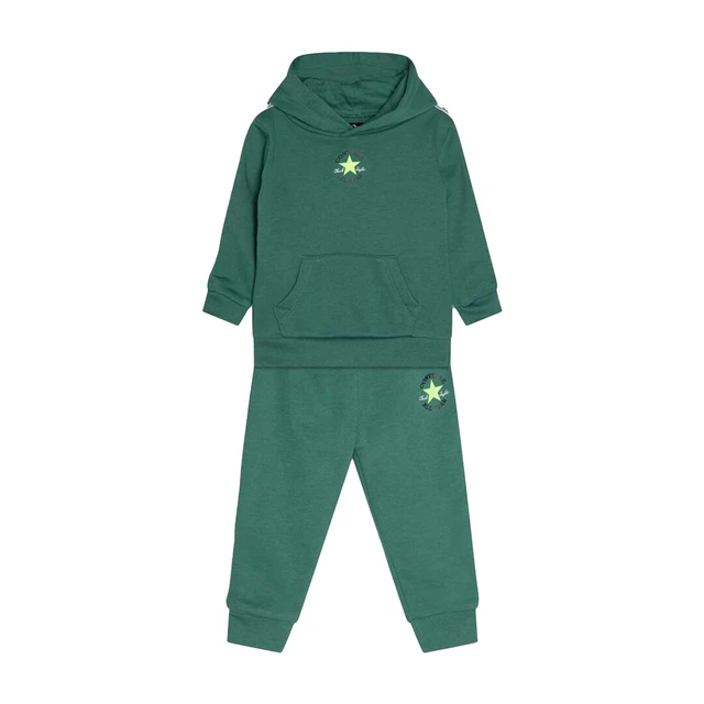 Completo Bambino Converse Sport Core  - Colore Green
