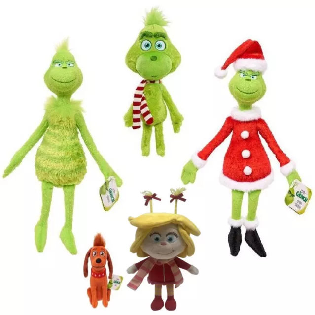 Cartoon How the Grinch Stole Christmas Stuffed Plush Toy Grinch Xmas Kids Gift