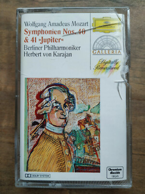 Herbert von Karajan/ Cassette Audio-K7 Mozart Symphonien Nos 40 41 Jupiter 