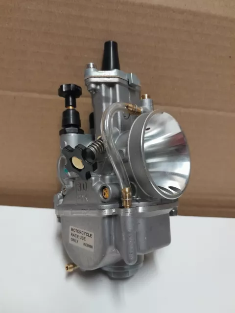 Carburatore 30 Pwk Keihin Valvola Piatta  Vespa Px  Pk -Moto Scooter Pista Gara