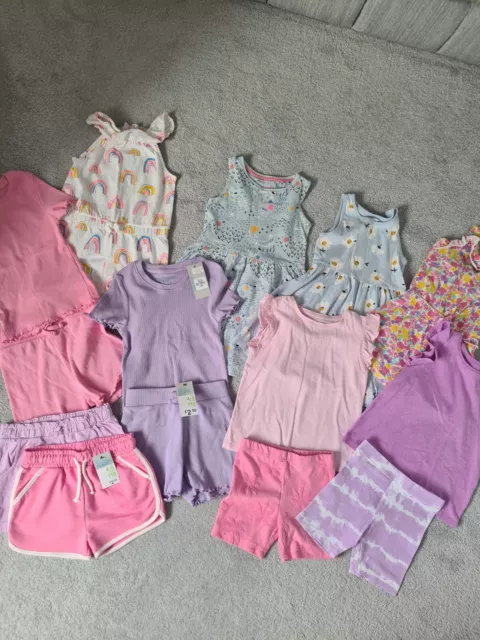 Girls Large Summer Bundle 4-5y VGC