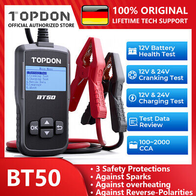 12v&24v BATTERIA Auto Tester revisore Analyzer auto veicolo Battery dispositivo di prova batteria DHL 