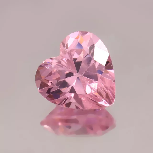 AAA Natural Ceylon Pink Sapphire Loose Heart Shape Gemstone Cut 10 mm