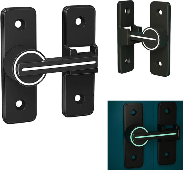 180 Degree Gate Latch Barn Door Lock Heavy Duty Sliding Barn Door Latch Lock