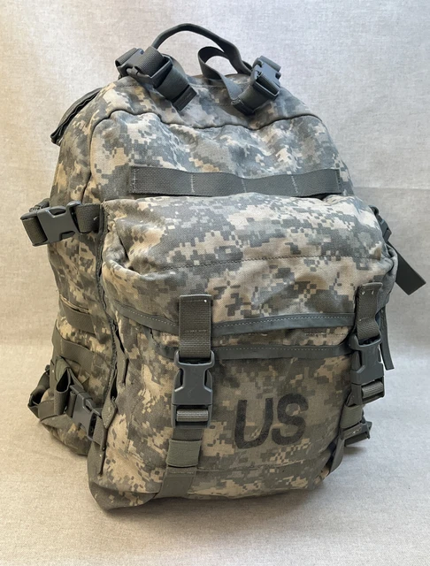 Assault Backpack Us Army Military Bag Usgi Acu Molle Ii + Stiffener + Foam Core