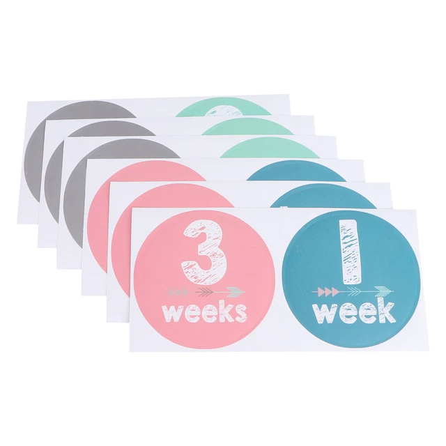 12 pz adesivo mese neonato adesivi mensili neonato neonato