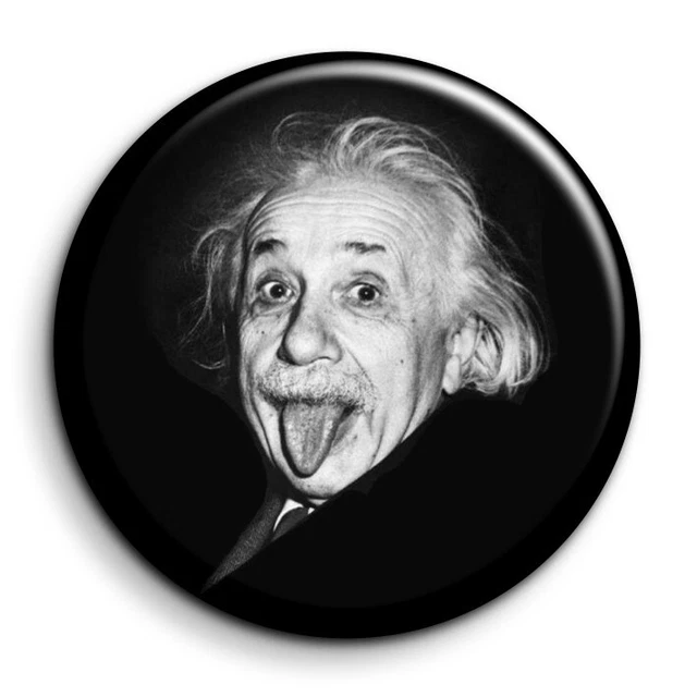 Albert Einstein Magnet Personnalisé 56mm Photo Frigo