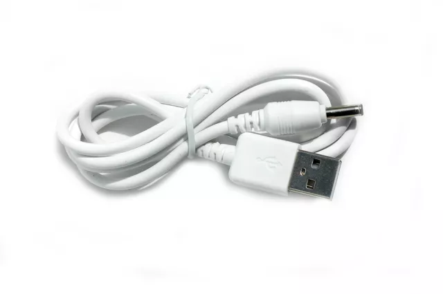 90 cm USB weißes Ladekabel für Wahl Lithium Ionen Mag/Baret Pflege Trimmer