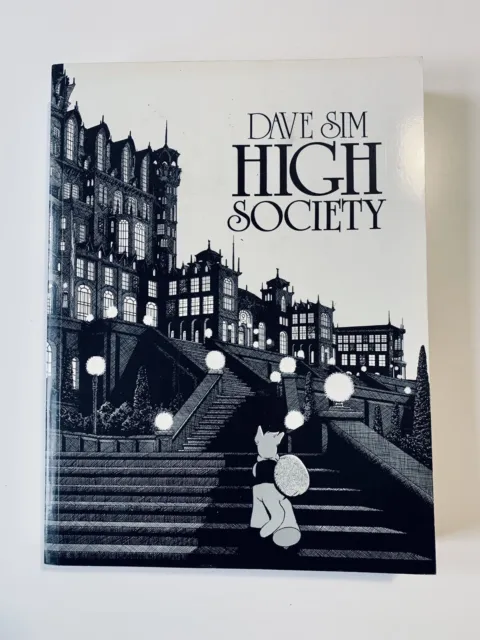 High Society Cerebus Bk2 by Dave Sim pub Aardvark Vanaheim Inc 6th Print 1995