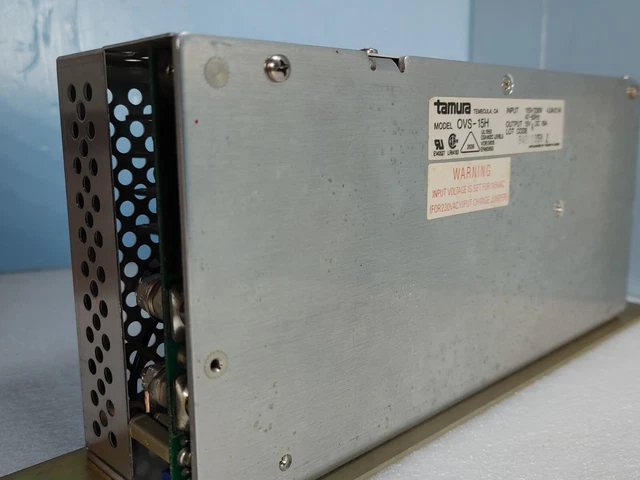 TAMURA OVS-15H Switching Power Supply Input 115V / 230V Output 15V DC 18A