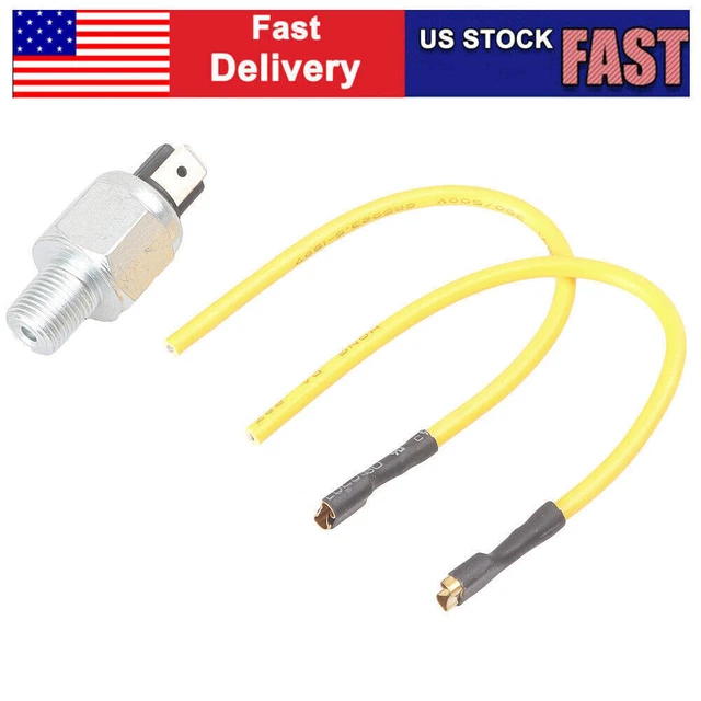 Hydraulic Brake Stop Light Switch Cable Replacement Silver Fit Harley-Davidson