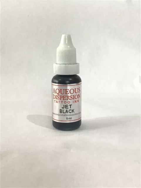 Aqueous Dispersion Tattoo Ink 15-30-75-150ml TRIBAL Black Inspire UK 2