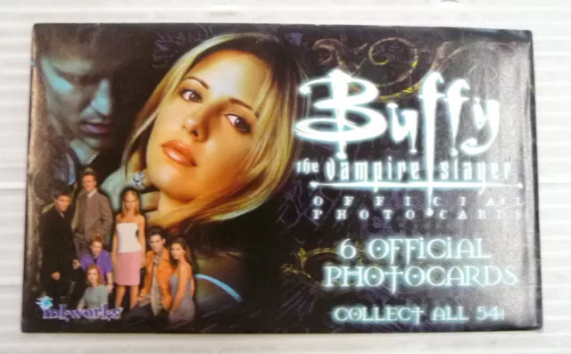 buffy the vampire slayer official photocards , 6 cards per pack  sealed