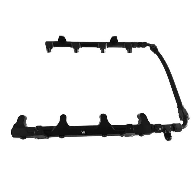 ZL1 LSA supercharger Black Aluminum Fuel Rails 10-15 Camaro LS3 L99 G8 W/ hoses